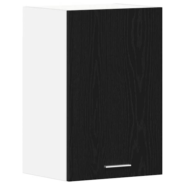 vidaXL rippuv kapp, must tamm, 40 x 31 x 60 cm, t&ouml;&ouml;deldud puit