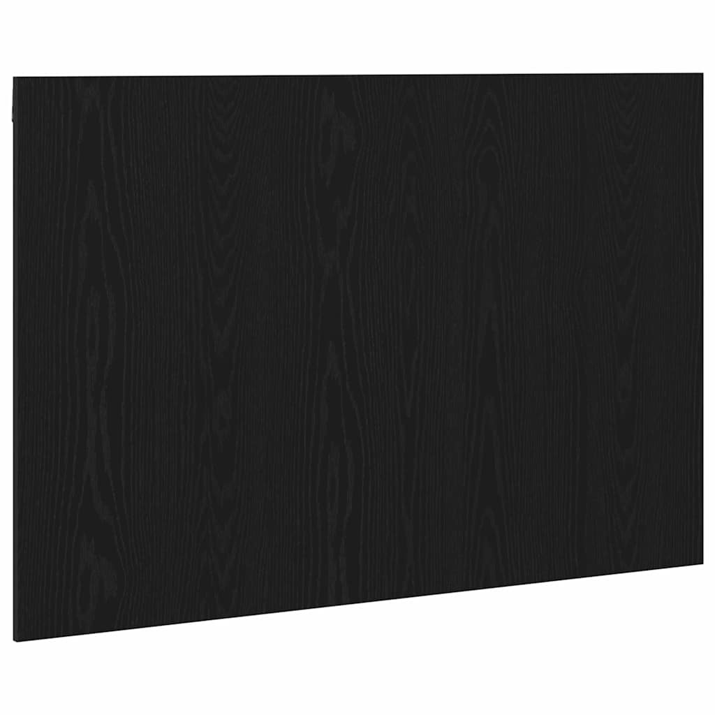 Sängynpääty Musta Tammi 120×1,5×80 cm Käsitelty Puu