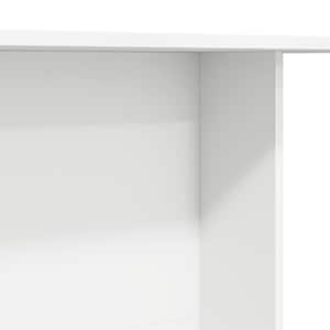 Jídelní stůl Bílá 110 x 60 x 75 cm kompozitní dřevo - obrázek 8