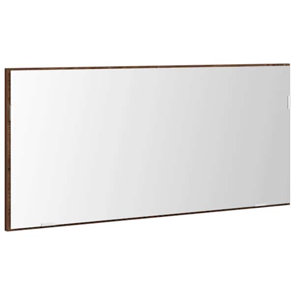 vidaXL Peegel Pruun tamm 80 x 37 cm Klaas ja tehnoloogiline puit