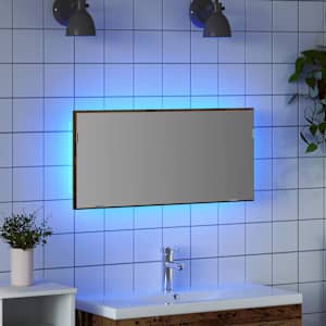 Zrcadlo Nástěnný Staré dřevo 80 x 37 cm Sklo a inženýrské dřevo - obrázek 4