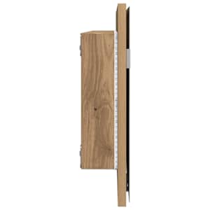 Zrcadlo Nástěnný dub artisan 80 x 37 cm Sklo a inženýrské dřevo - obrázek 6