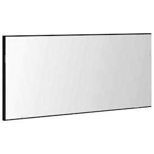vidaXL Peegel Must tamm 80 x 37 cm Klaas ja tehnoloogiline puit