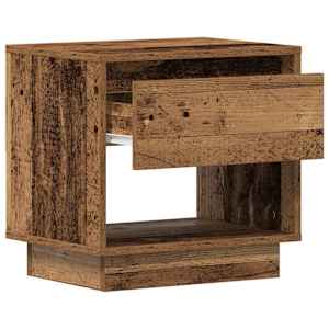 Noční stolek 2 pcs Staré dřevo 45 x 34 x 44 cm kompozitní dřevo - obrázek 5