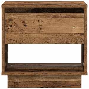 Noční stolek 2 pcs Staré dřevo 45 x 34 x 44 cm kompozitní dřevo - obrázek 7