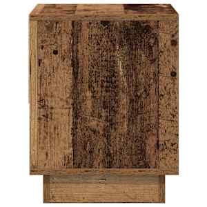 Noční stolek 2 pcs Staré dřevo 45 x 34 x 44 cm kompozitní dřevo - obrázek 8