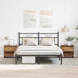 Nočna omarica 2 pcs Star les 45 x 34 x 44,5 cm Konstruiran les