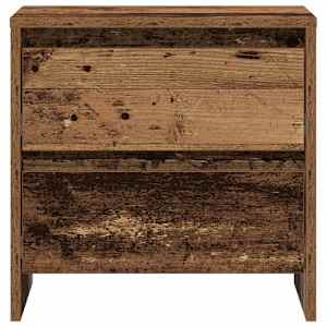 Noční skříňka se zásuvkou 2 pcs Staré dřevo 45 x 34 x 44,5 cm - obrázek 7