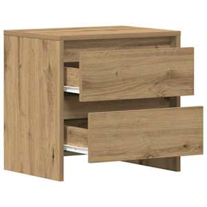 Noční skříňka 2 pcs Artisanový dub 45 x 34 x 44,5 cm - obrázek 5