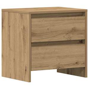 Noční skříňka 2 pcs Artisanový dub 45 x 34 x 44,5 cm - obrázek 6