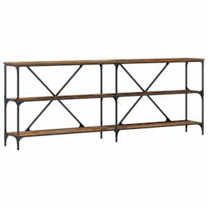 vidaXL Konsoollaud Vana puit 200 x 30 x 75 cm Tehispuit