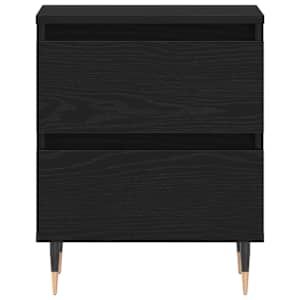 Noční skříňka 2 pcs Černý dub 40 x 35 x 50 cm kompozitní dřevo - obrázek 6