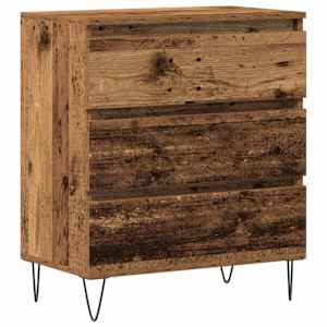 Servírovací skříň Staré dřevo 60 x 35 x 70 cm kompozitní dřevo - obrázek 2