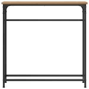 Konzolový stolek s policí Artisanový dub 75 x 19,5 x 75 cm - obrázek 5