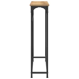 Konzolový stolek s policí Artisanový dub 75 x 19,5 x 75 cm - obrázek 6