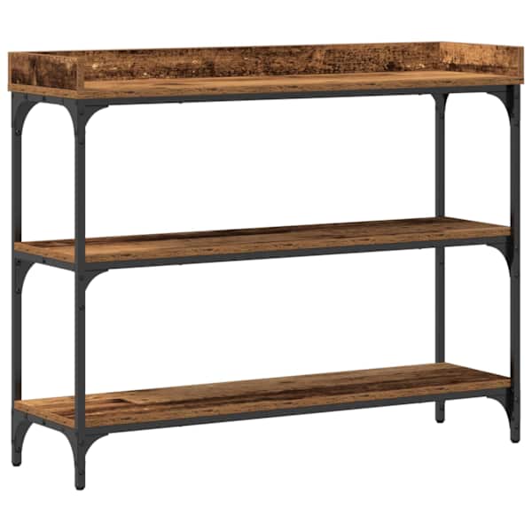 vidaXL Konsoollaud Vana puit 100 x 30 x 80 cm