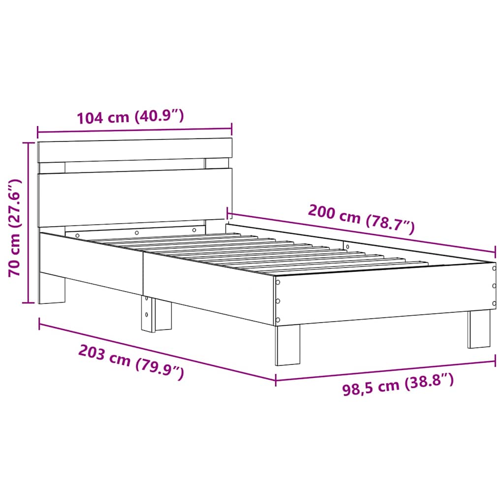 Sengramme med LED-lys Artisan Eg 100x200 cm 11 8721158794925 wbg siz en hd 1