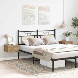 Nočna omarica 2 pcs Umetni hrast 35 x 35 x 20 cm