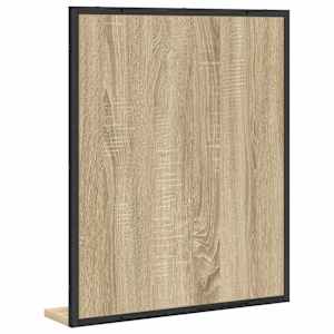 Koupelnové zrcadlo s policí Nástěnný Černá 50 x 12 x 60 cm - obrázek 7