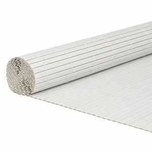 Zahradní plot oboustranný bílý 1,8 x 3 m PVC - obrázek 2