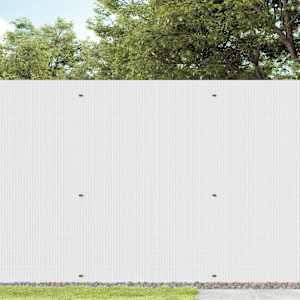 Zahradní plot oboustranný bílý 1,8 x 3 m PVC - obrázek 3