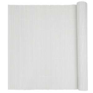 Zahradní plot oboustranný bílý 1,8 x 3 m PVC - obrázek 5