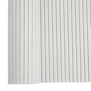 Zahradní plot oboustranný bílý 1,8 x 3 m PVC - obrázek 8