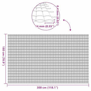 Zahradní plot oboustranný bílý 1,8 x 3 m PVC - obrázek 9