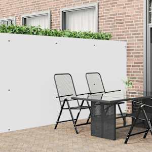 Zahradní plot oboustranný bílý 1,8 x 3 m PVC - obrázek 1