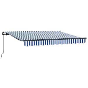 vidaXL Kokkuvolditav varikatus Sinine 250 x 200 cm kangas