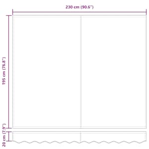 Budsorovatelné zastřešení Krémová 250 x 200 cm Hliník a látka - obrázek 13