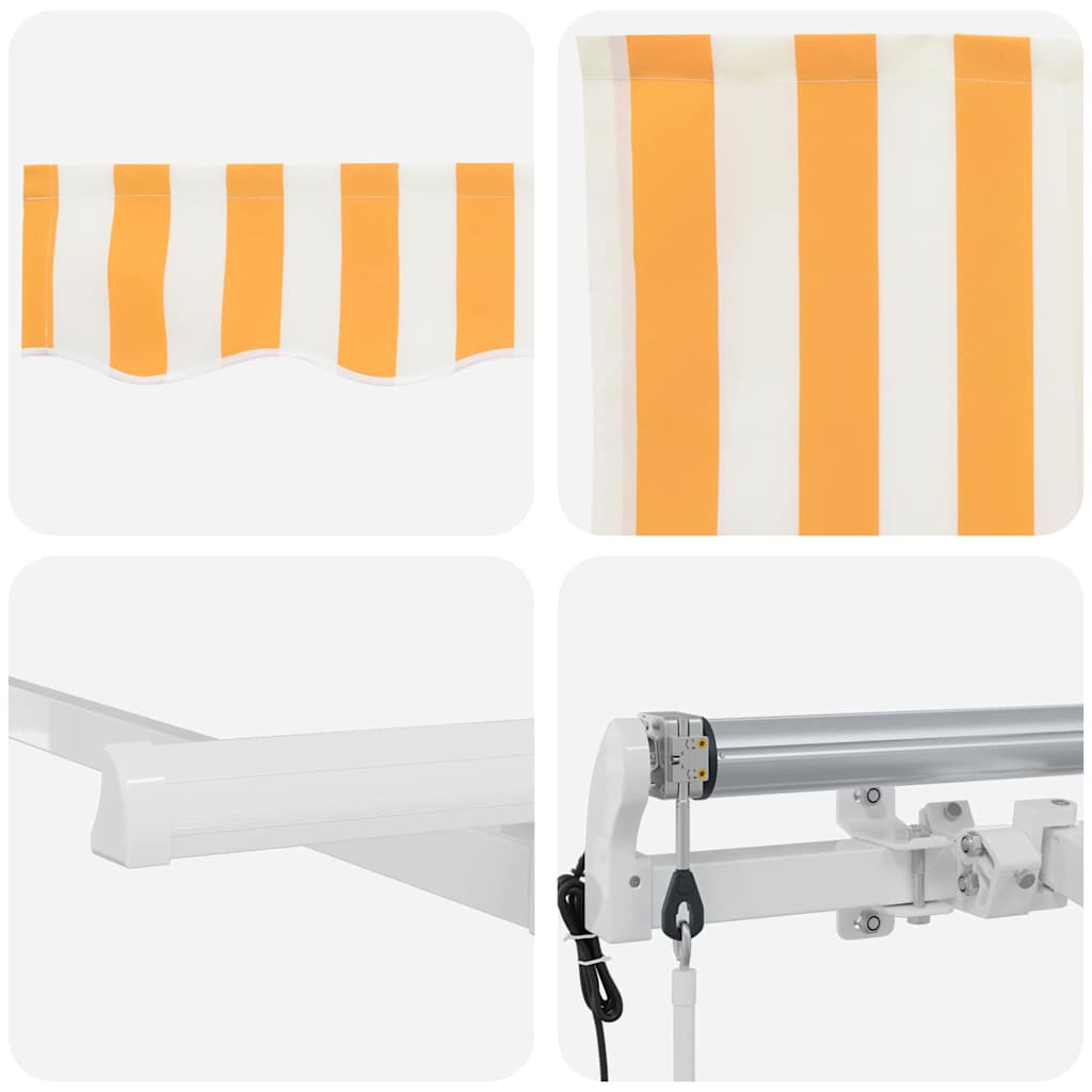 Inklapbaar Zonnescherm Geel 250 x 200 cm Stof image 8