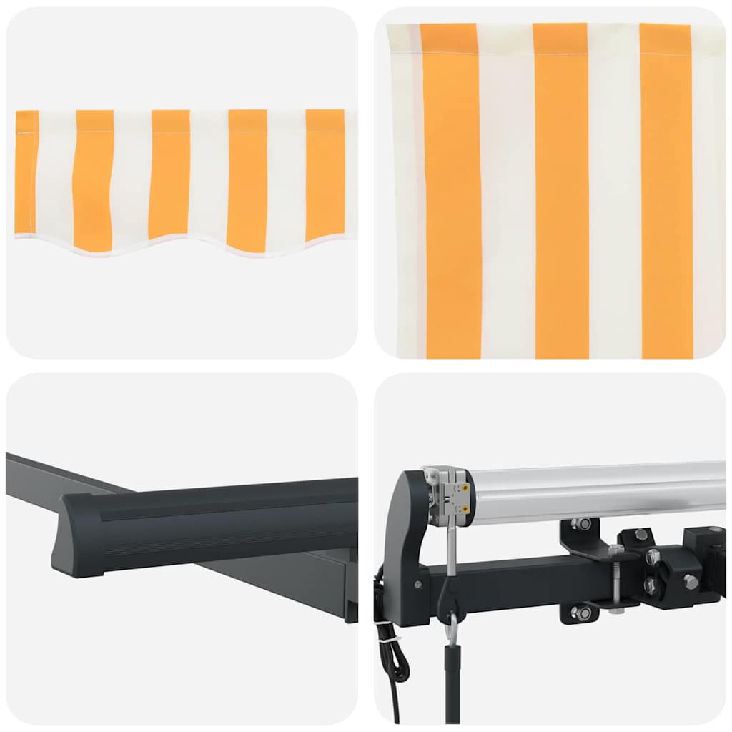 Inklapbaar Zonnescherm Geel 250 x 200 cm Stof image 8