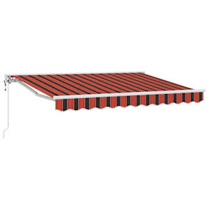 vidaXL Kailastud raam Oranž ja Must 250 x 200 cm Pol&uuml;ester PU-kattega