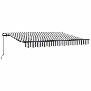 vidaXL Kokkuvolditav varikatus Antratsiit 250 x 200 cm kangas
