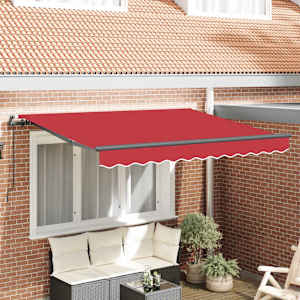 Budsorovatelné zastřešení Červená 250 x 200 cm textil - obrázek 1