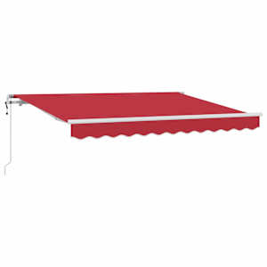 Budsorovatelné zastřešení Červená 250 x 200 cm textil - obrázek 2