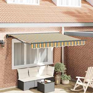 Retraktilna tenda Zelena 250 x 200 cm blago
