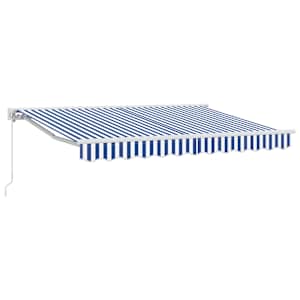 Budsorovatelné zastřešení Modrá a bílá 300 x 200 cm - obrázek 2