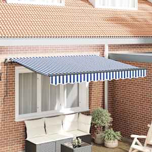 Retraktilna tenda Modra 300 x 200 cm blago
