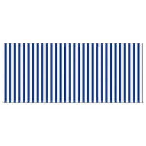 Retraktilna tenda Modra in bela 300 x 200 cm - slika 7