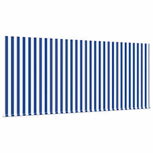 Retraktilna tenda Modra in bela 300 x 200 cm - slika 6