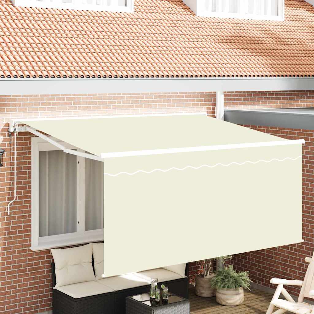Inklapbaar Zonnescherm Beige 300 x 200 cm