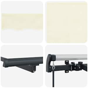 Retraktilna tenda krema 300 x 200 cm Poliester in aluminij - slika 10