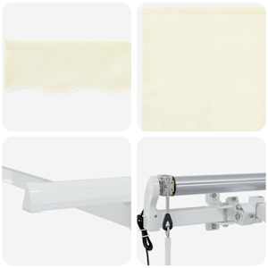 Retraktilna tenda krema 300 x 200 cm Poliester in aluminij - slika 10