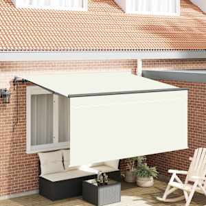 Retraktilna tenda krema 300 x 200 cm blago