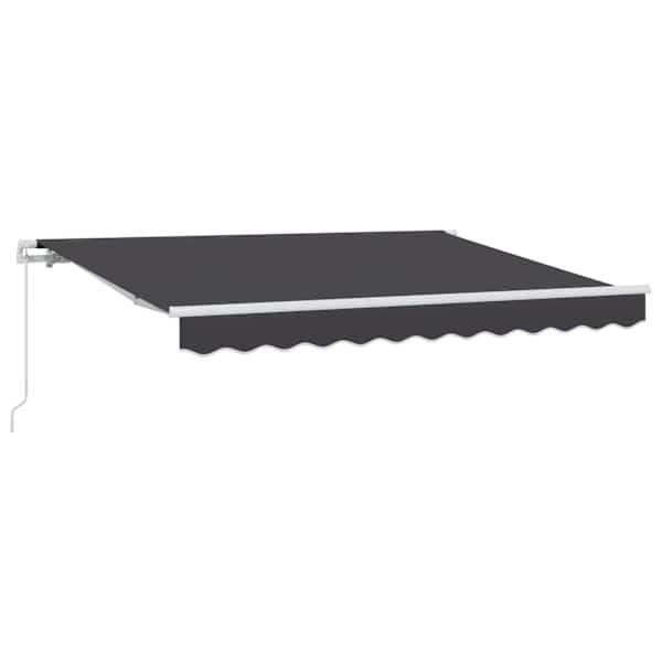 vidaXL Kokkuvolditav varikatus Antratsiit 300 x 200 cm kangas