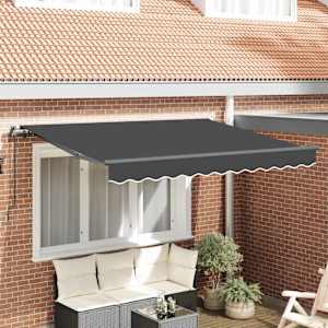 Retraktilna tenda Antracit 300 x 200 cm blago