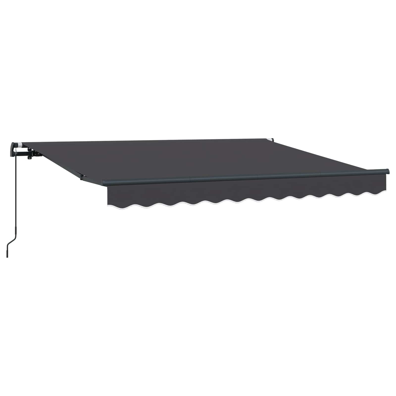 vidaXL Sklopná markíza Antracit 300 x 200 cm látka