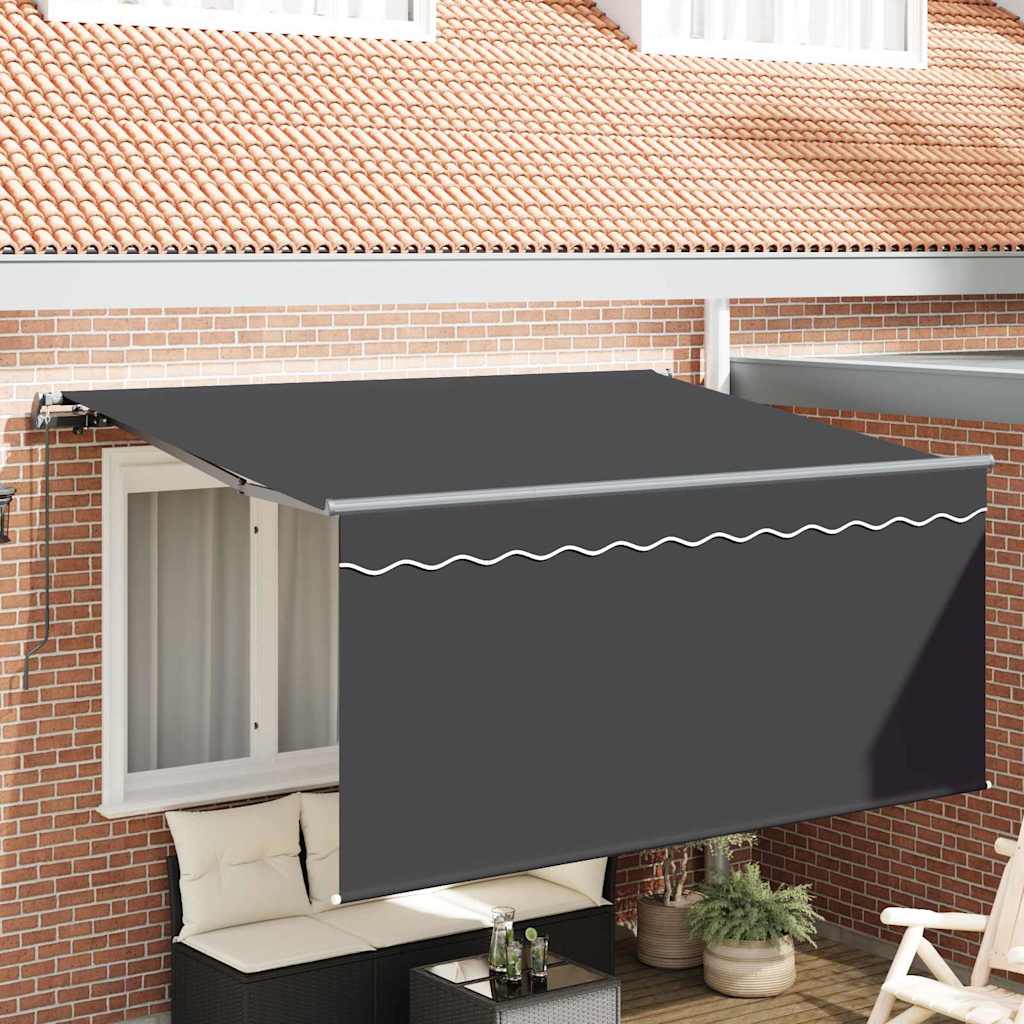 Inklapbaar Zonnescherm Antraciet 300 x 200 cm Stof